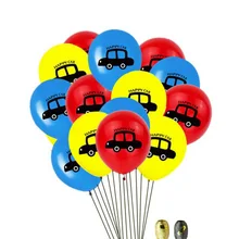 10 шт. Строительная техника экскаватор латексные шары воздушный шар "Конфетти" инженерные транспортные средства тематическая вечеринка на день рождения украшения