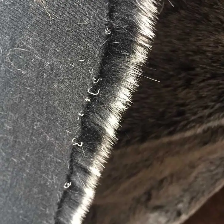 Белый Глазурь наконечник искусственный плюшевый мех ткань для пальто жилет меховой воротник 170*50 см 2 см длинные волосы плюшевый мех tissu telas