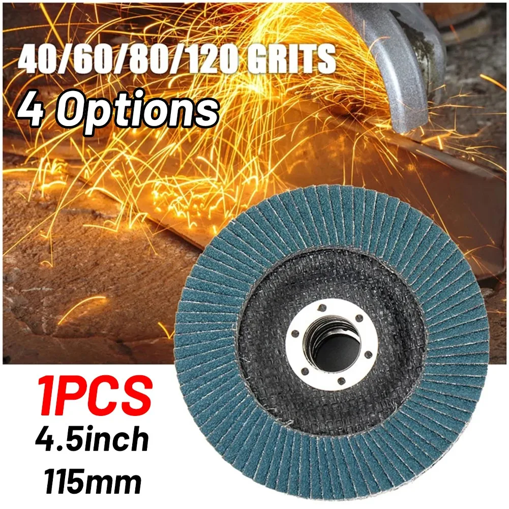 20 x  Abrasive 5'' 125MM Metal Sanding Flap Discs Angle Grinder Wheels 120 Grit