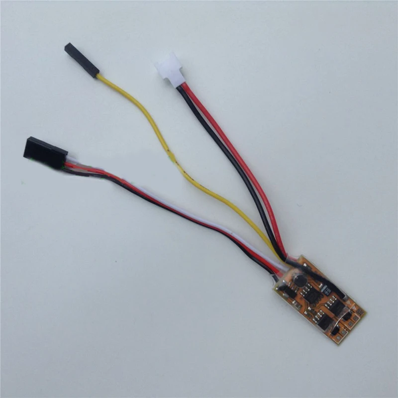 

6Ax2 2CH One Way Brushed ESC 1S/2S-3S Lipo Speed Controller Drive Hollow Core Motor 1020/8520/720/N30/N20 for RC Aircraft Boat