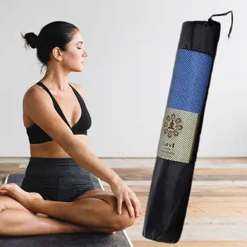 

Sport Tool Yoga Mat Bag Nylon Portable Style 1PCS Mesh Center Strap Carrier Exercise
