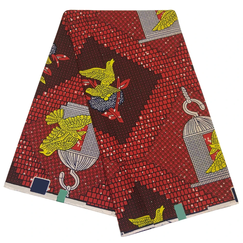

Hot Selling Wax Nigeria High Quality Holland Wax Print African For Women Dresses Pagne wax fabrics