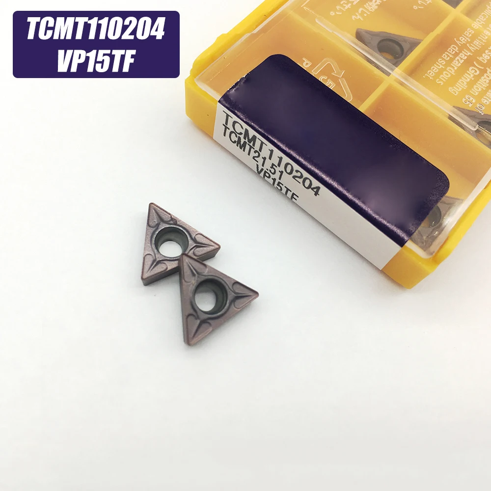 

TCMT110204 VP15TF 20PCS TCMT 110204 Internal Turning Tools Carbide insert Lathe cutter Tool turning insert carbide inserts