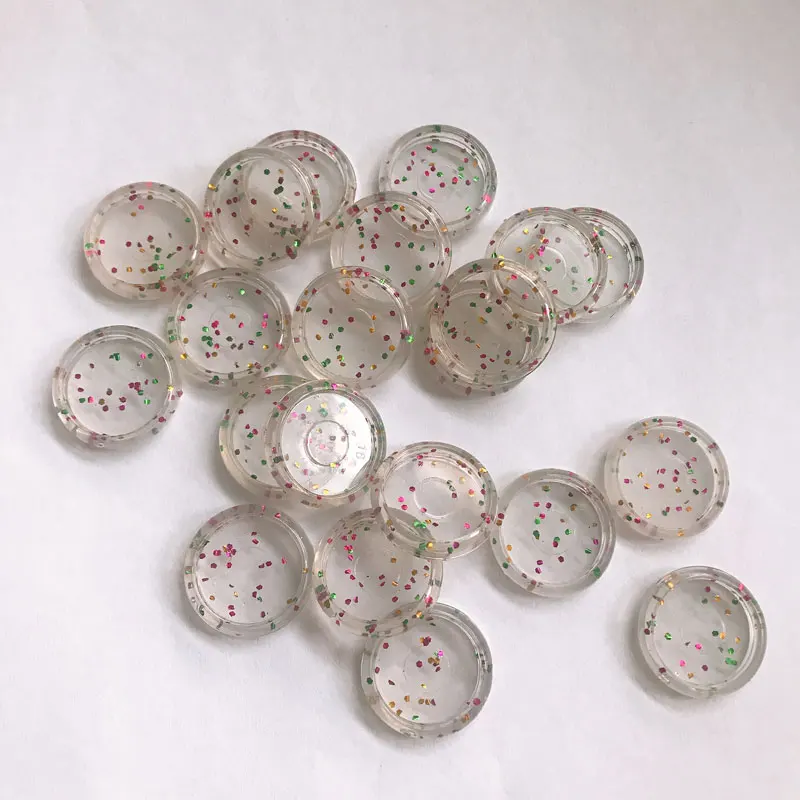30pcs-24mm 30 шт. Блестящий блокнот пластиковые кнопки с грибовидным отверстием пластиковые круглые диски в рулонах с застежкой на 360 градусов офисные принадлежности - Цвет: 30pcs-24mm