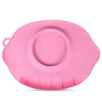 

Solid Color Children Silicone Plate Placemat Waterproof Baby a Tableware Sucker Silicone Mats Kids Table