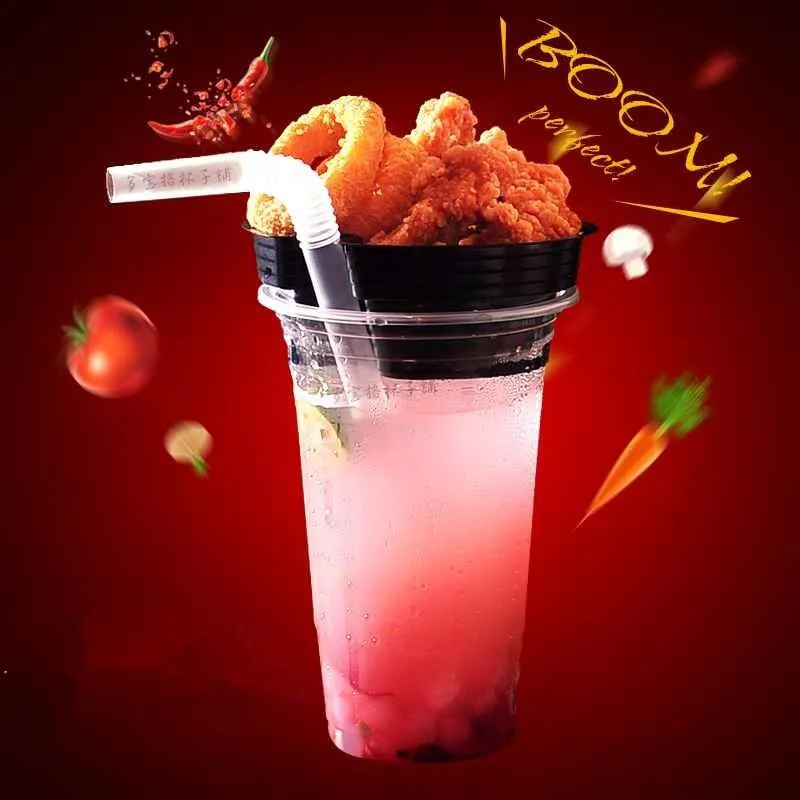 50pcs Party Fried Chicken Snack Cup Steak Cup French Fries Cup Creative