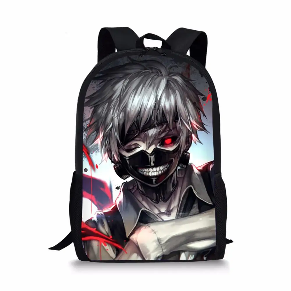 L0042C Школьный рюкзак для мальчиков и девочек-подростков Kaneki Ken, детский ортопедический рюкзак с диагональю 16 дюймов, дорожная сумка - Цвет: L0042C