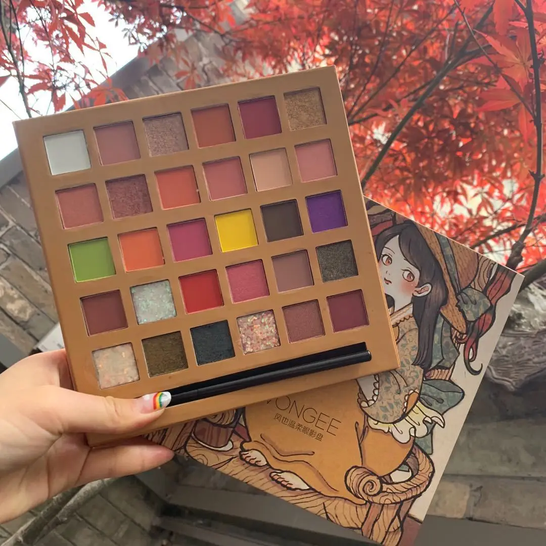 

High Quality 30 Colors Eyeshadow Palette Glitter Matte Powdery Shades Makeup Palette Eye Shadow