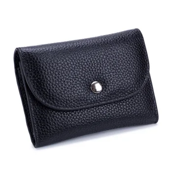 

Women Casual Simple Leather Wallet Female Short Small Wallets Zipper Coin Purse Cards Holder LXX9