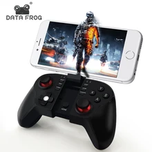 Joystick do gamepad de android do controlador sem fio de bluetooth do sapo de dados para o iphone ios pc tv mini gaming vr gamepads para smartphone(China)