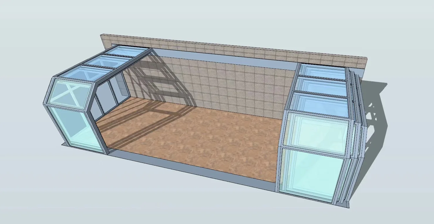 Customizable Aluminum Winter Glass House Sunroom for Outdoor Garden with Factory Price Outdoor Sunroom Patio