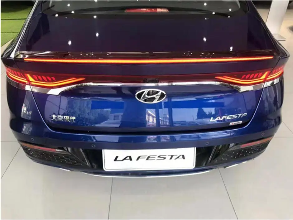 Год задний светильник для hyundai La Festa задний светильник автомобильные аксессуары светодиодный DRL Taillamp для hyundai La Festa противотуманный светильник
