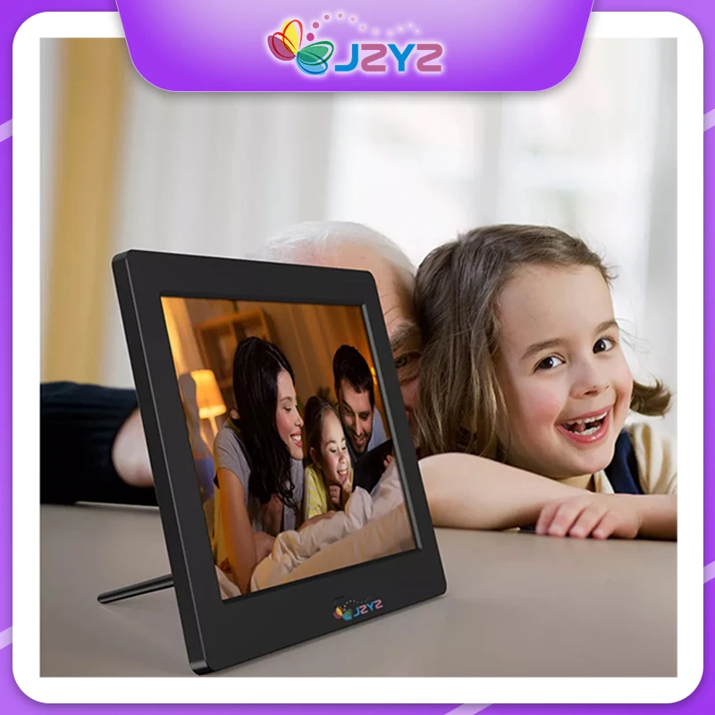 8 inch Screen Digital Photo Frame HD 1024x768 Remote Control Function Picture Video Player Music Calendar Day Clock Album Gift