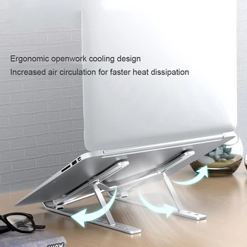 

2020 Adjustable Foldable Laptop Stand Non-slip Desktop Notebook Tablet Holder Laptop Stand For Macbook Pro Air iPad Pro DELL HP