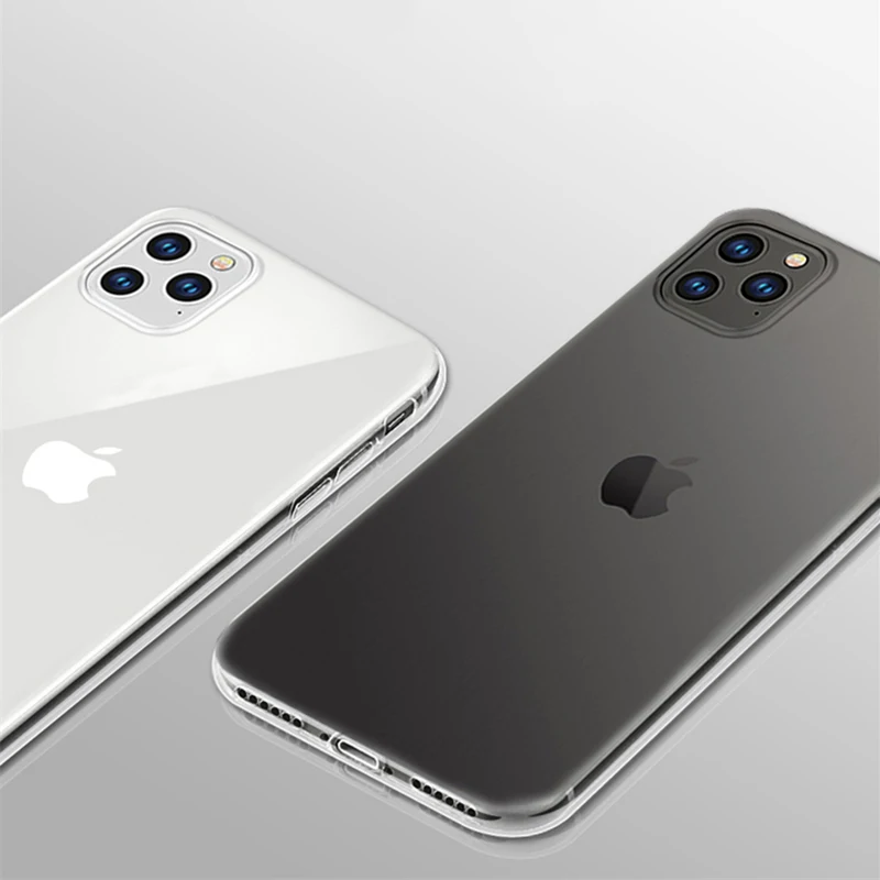 Прозрачный чехол из ТПУ для iphone XS 11 Pro Max XR X 10 мягкий силиконовый 6 6S 7 8 Plus задняя