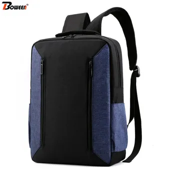 

Men Laptop Backpack for Women College Bagpack Large Capacity Teenage Student School Bags Usb Nylon Black Backbag Patchwork 2019