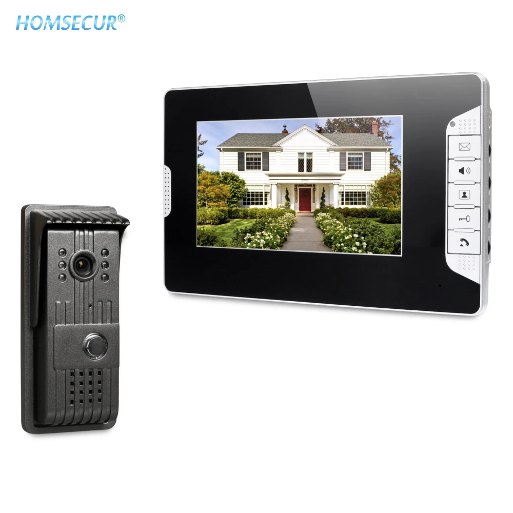 

HOMSECUR 7inch Video Security Door Phone with Intra-monitor Audio Intercom for Apartment Shipping from the EU