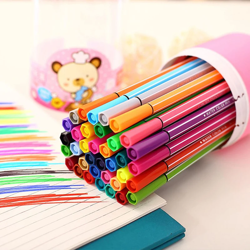 hw children's furniture 36/24/18/12 non-toxic children paint Watercolor marking pen painting kit for 18 years furniture for girl hw children's furniture 36/24/18/12 non-toxic children paint Watercolor marking pen painting kit for 18 years furniture for girl