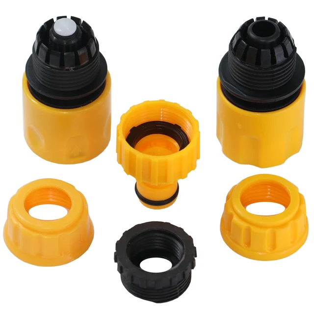 Muciakie 3Pcs Cakling Adapter Cseppszalag Öntözési Csaptelep -Tömlő Csatlakozó 1/2 ' 3/4 Férfi Kerti Vízcsatlakozóval - Image 5