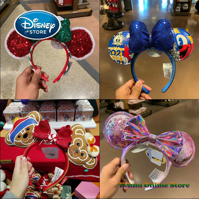 Headband Swimming-Ring Birthday-Party-Decoration Mickey Disneyland Minnie Ears New Cartoon