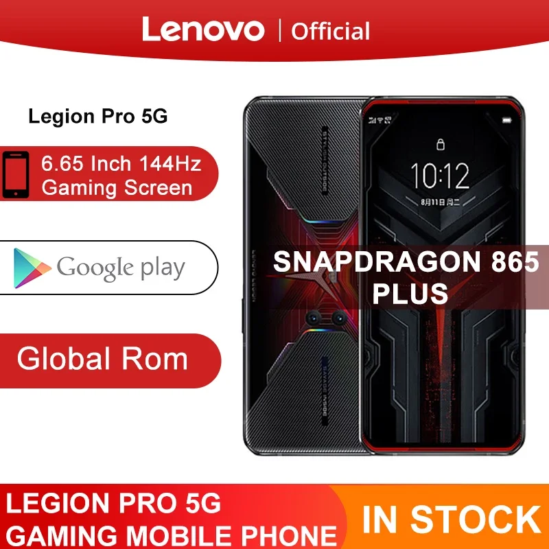 Глобальная прошивка Lenovo Легион Pro 5G смартфон 12 Гб оперативной памяти 256 ГБ Rom