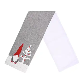 

1pc Faceless Table Runner Christmas Table Claus Table Flag Room Tableware Living Santa Runner Accessorie H9I0