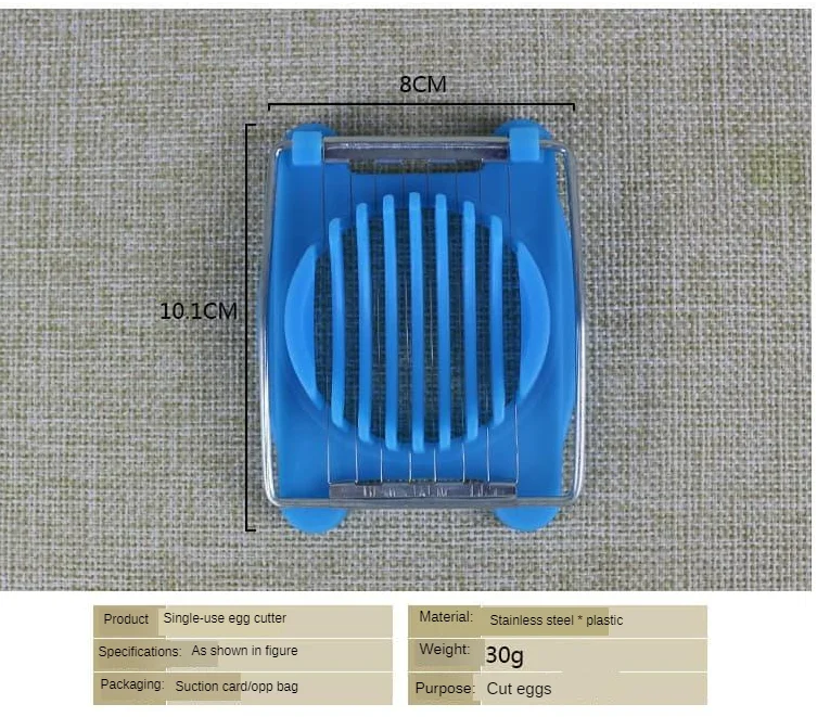 Cut-Egg Open Egg Slicer Orange Peel Splitter Egg Multi-functional Household Cut Preserved Egg Useful Product