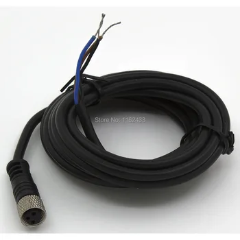

FSC8-FS-3 M8 2m PVC cable sensor connector 3pins straight female head for M8 NPN PNP proximity sensor switch