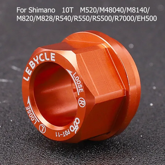 1PC Pedal Axle Spindle Removal Loosing Tool Lock Bolt For M520/M8040/M8140/M820/M828 Bike Bicycle Accessories orange