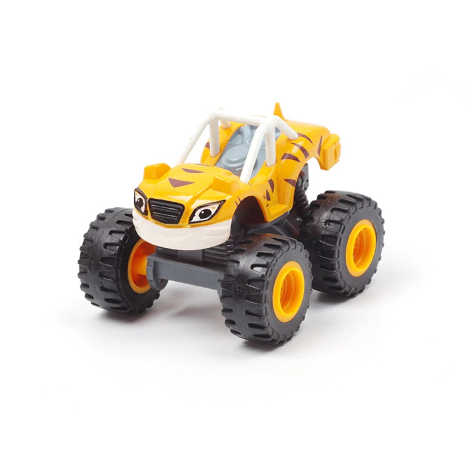 6 Style Machinery Toys Car Russian Miracle Crusher Truck Figure Blaze Monster Diecast Toy Mountain Vehicle Inertia Car Kids Gift