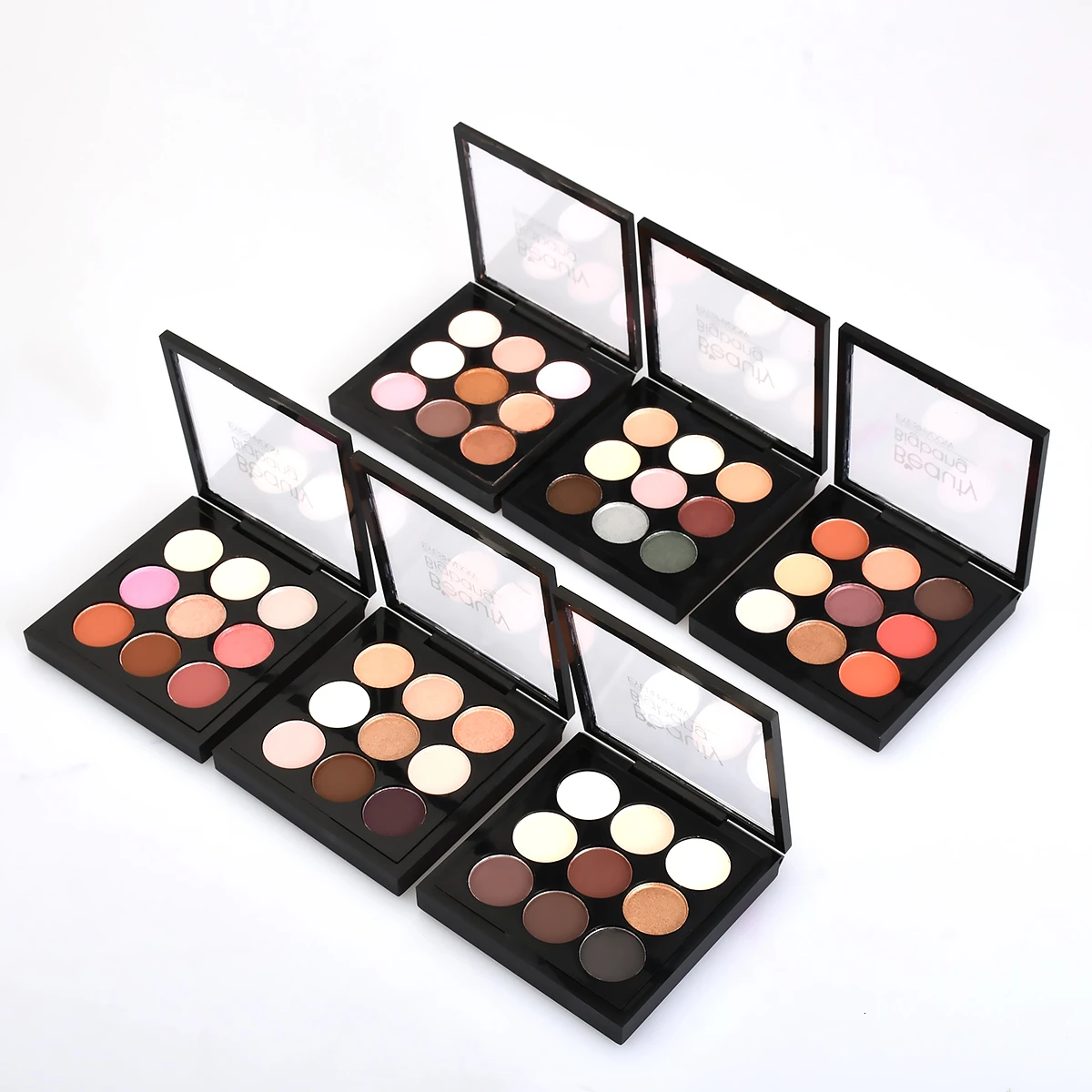 Kaufen Schönheit BigBang 75g 9 Farben Lidschatten Pallete 7,8 cm Matte Lidschatten Schimmer Make Up Pallete Sombras Maquiagens Powiek Lidschatten