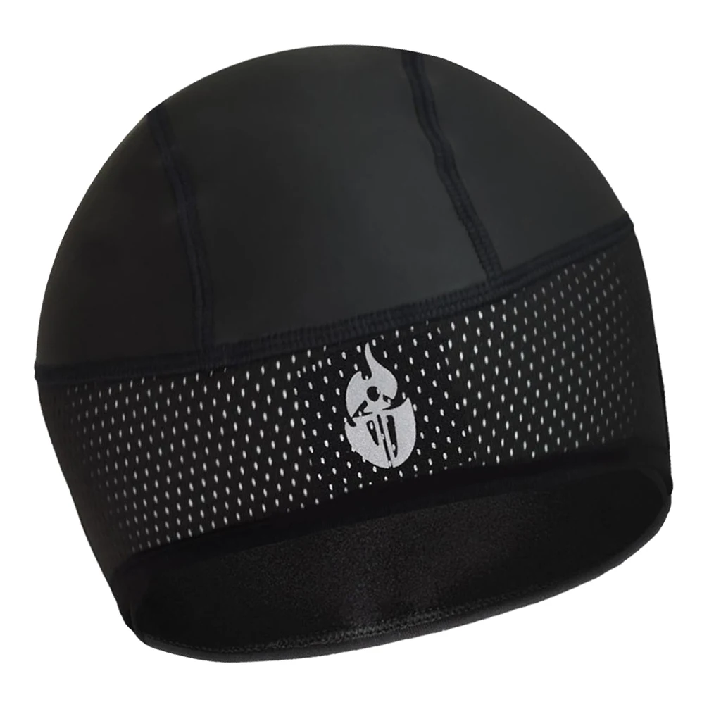 Bike Ski Hat Snow Beanie Sports Windproof Cap Outdoor Black One Size  Cycling Hat for Winter