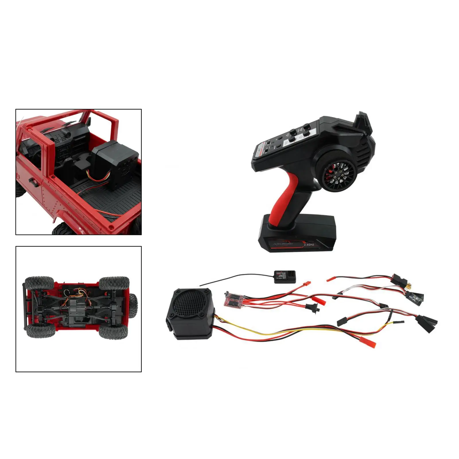 RC Car Engine Sound Simulated Module Set Simulator w/Remote controller for 1/5 1//8 1/10 1/16 RC Model for WPL B14 B14K B24 B24K