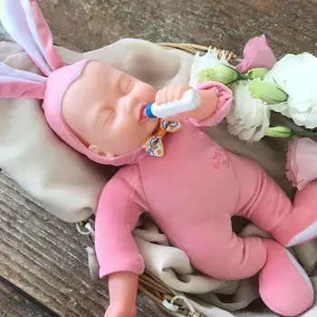 

Simulation Silicone Baby Doll Lifelike Newborn Baby Doll Realistic Newborn Doll Parenting Toy for Kids Educational Toy Gift