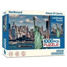 

MaxRenard Puzzle 1000 Pieces for Adults Statue of Liberty Jigsaw Puzzles Decompression Toys for Family Game Home Decoration