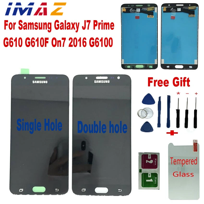 Imaz 5.5 "Lcd Per Samsung Galaxy J7 Prime G610 G610F On7 2016 G6100 J7 Prime 2016 Display Lcd Touch Screen Digitizer Assembly