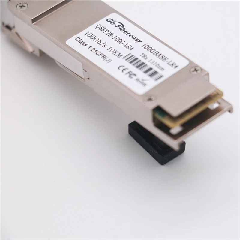 QSFP28 100G модуль оптического трансивера Совместимость QSFP28-100G-LR4 1310nm 10 км LC DDM оптоволоконный модуль