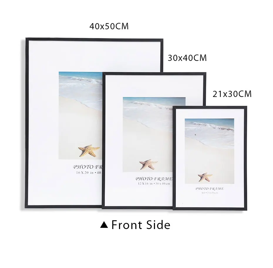 Modern Photo Frame A4 30X40CM Pictures Frames Metal Poster Plexiglass Black  White Canvas Prints Kids Room Wall Art Home Decor From Bdhome, $30.56