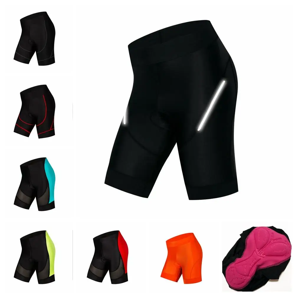 

2020 Cycling shorts women's Bike Short Padded MTB bicycle Bottom Road mountain male cycle racing tights riding underwear Blcak