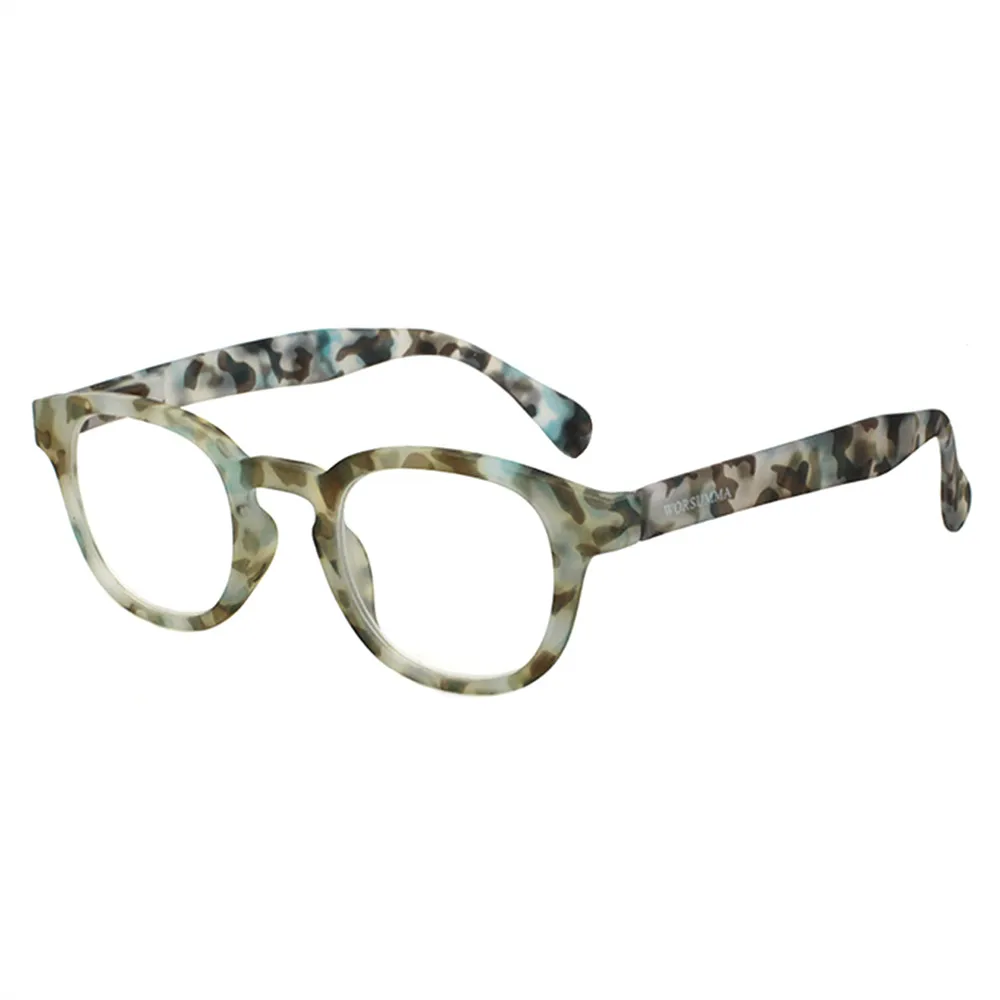 Reading Glasses Spring Hinge Classic Print Flower Frame Men and Women HD Reader Eyeglasses Diopter +0+1.0+2.0+3.0+4.0+5.0+6.0 6