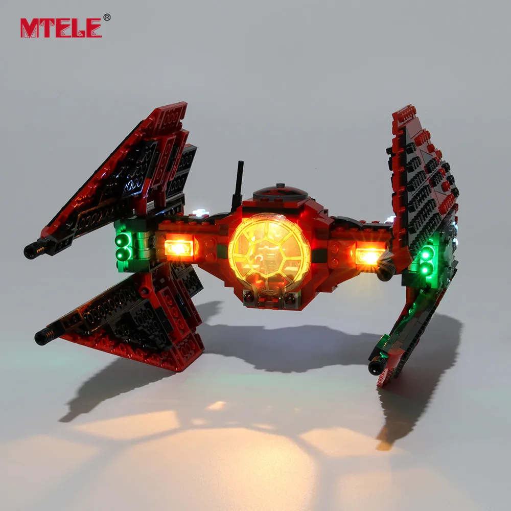 

MTELE Brand LED Light Up Kit For Star war Major Vonreg's TIE Fighter Lighting Set Compatile With 75240