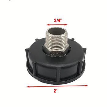 

Stainless Steel IBC adapter Female 2"X3/4" male,Thread S60X6 to BSP, IBC Connector IBC fitting