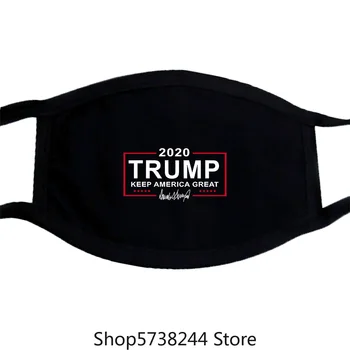 

Donald Trump 2020 Adult Masks Colorful Pattern Washable Reusable Mask for Unisex Black