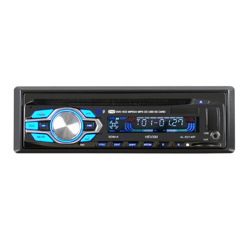 1 Din 12V автомобильный DVD CD плеер автомобиля MP3 стерео автомобиля Handfree Авторадио BT аудио