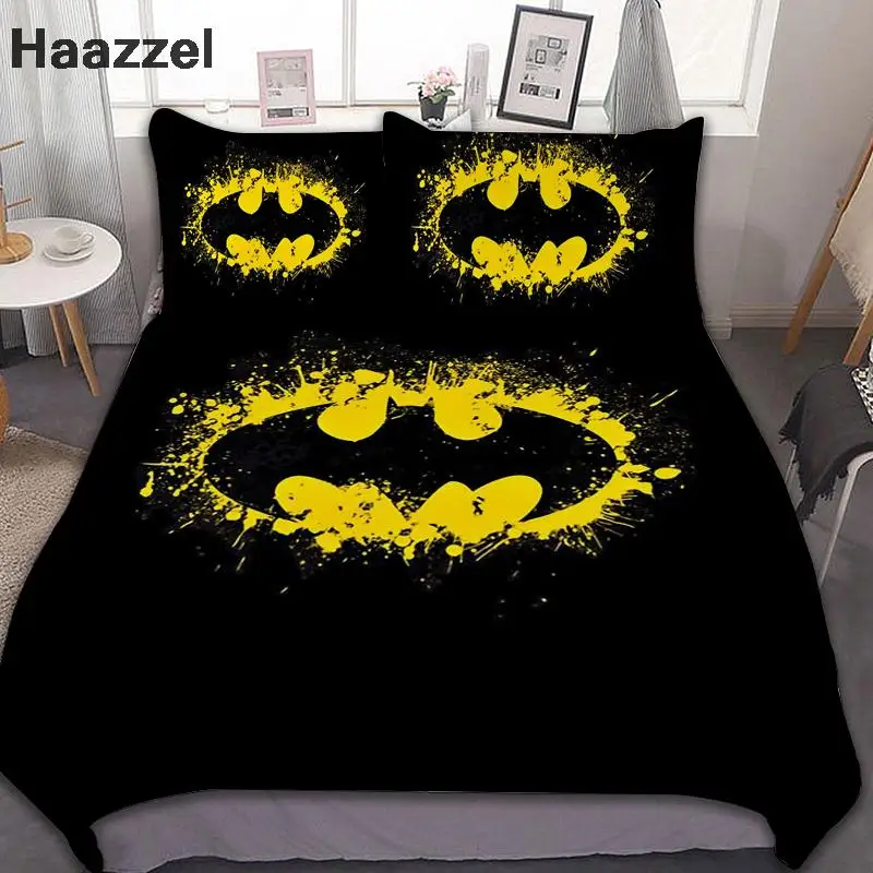 Bedding Sets Superhero Batmans US/Europe/UK Size Quilt Bed Cover Duvet Pillow Case 2-3 Pieces Adult Baby Children | Дом и сад