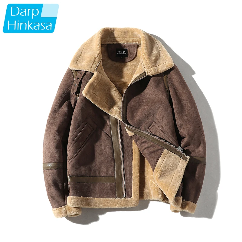 High Quality Cashmere Jacket Men Plus Velvet Thick Jacket Locomotive Retro Jacket Winter Wool Warm Men's Jacket Large Size 5XL High Quality Cashmere Jacket Men Plus Velvet Thick Jacket Locomotive Retro Jacket Winter Wool Warm Men's Jacket Large Size 5XL
