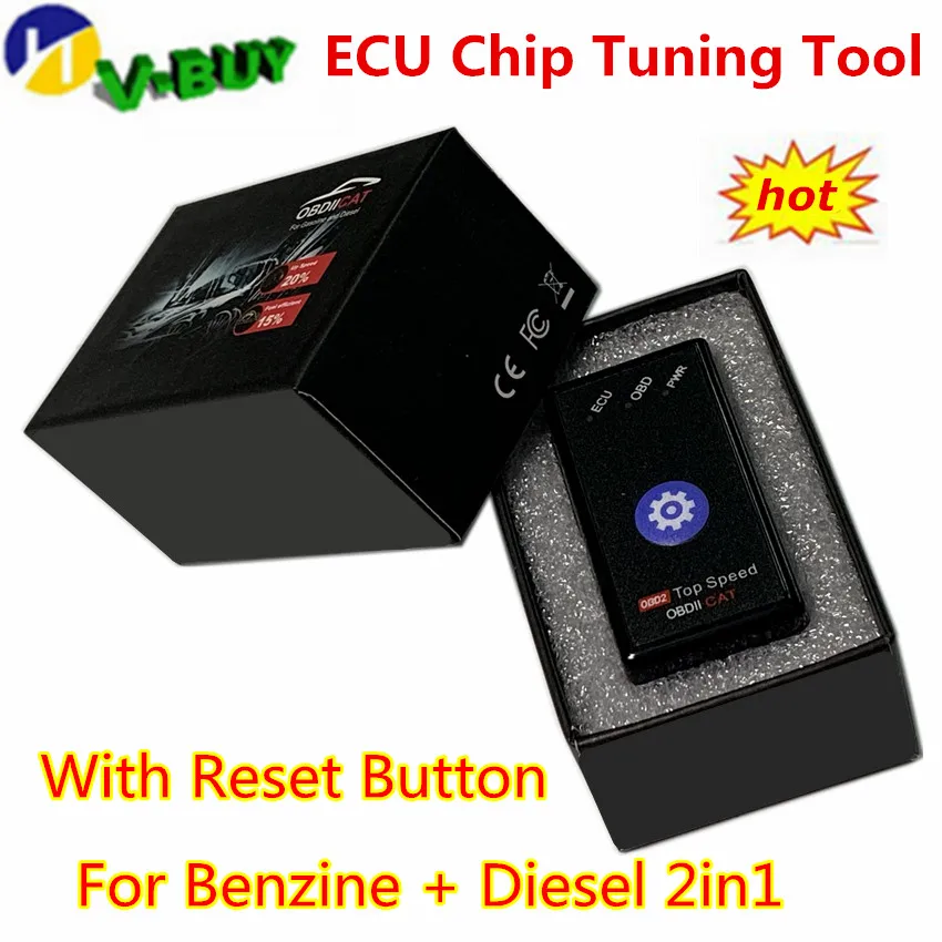OBDIICAT HK01 Super OBD2 нитроobd2 ECOOBD2 чип тюнинг коробка ECO Nitro для бензина дизельного