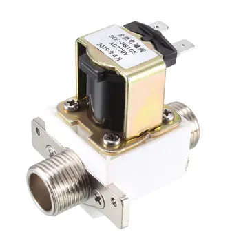 

uxcell G1/2" Water Solenoid Valve AC 220V NC Normally Closed 16mm Male Thread Inlet Valves with Filter