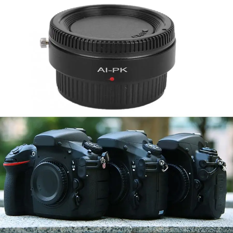 AI-PK кольцо-адаптер для крепления объектива для Nikon AI для Pentax PK крепление Камера с исправлением объектив преобразователь