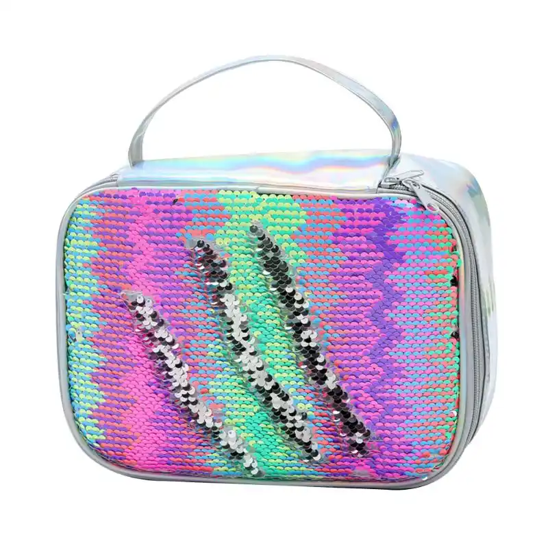 reversible sequin lunch box